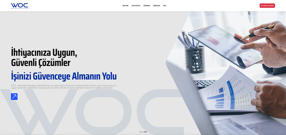 Woc Yazılım - Web Tasarım ve Dijital Pazarlama Çalışmaları