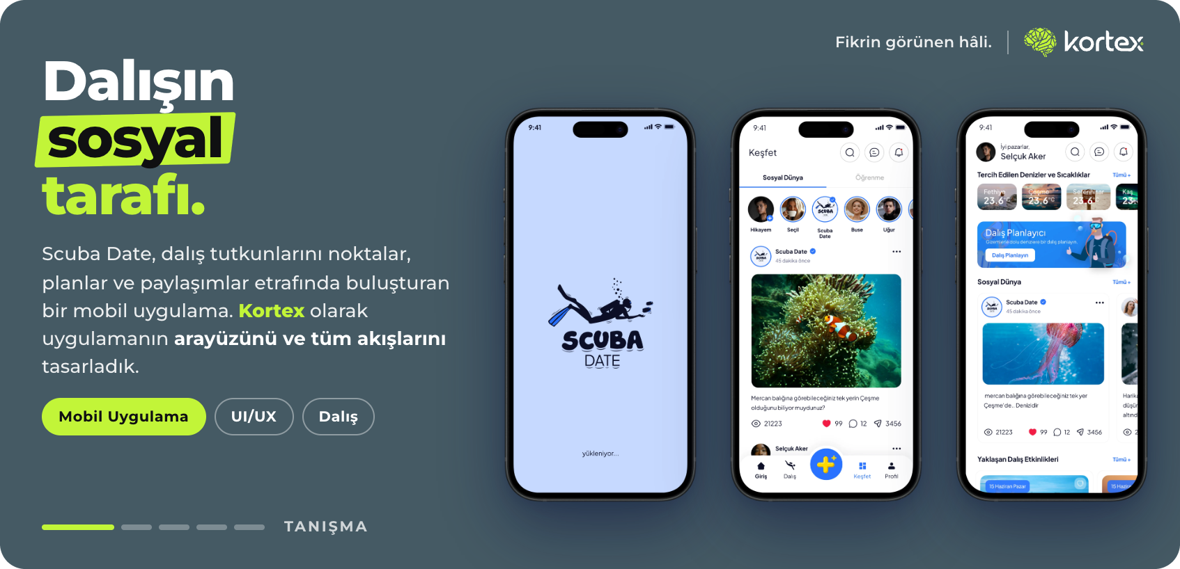Scuba Date | Dalış Topluluğu Mobil Uygulaması Tasarımı