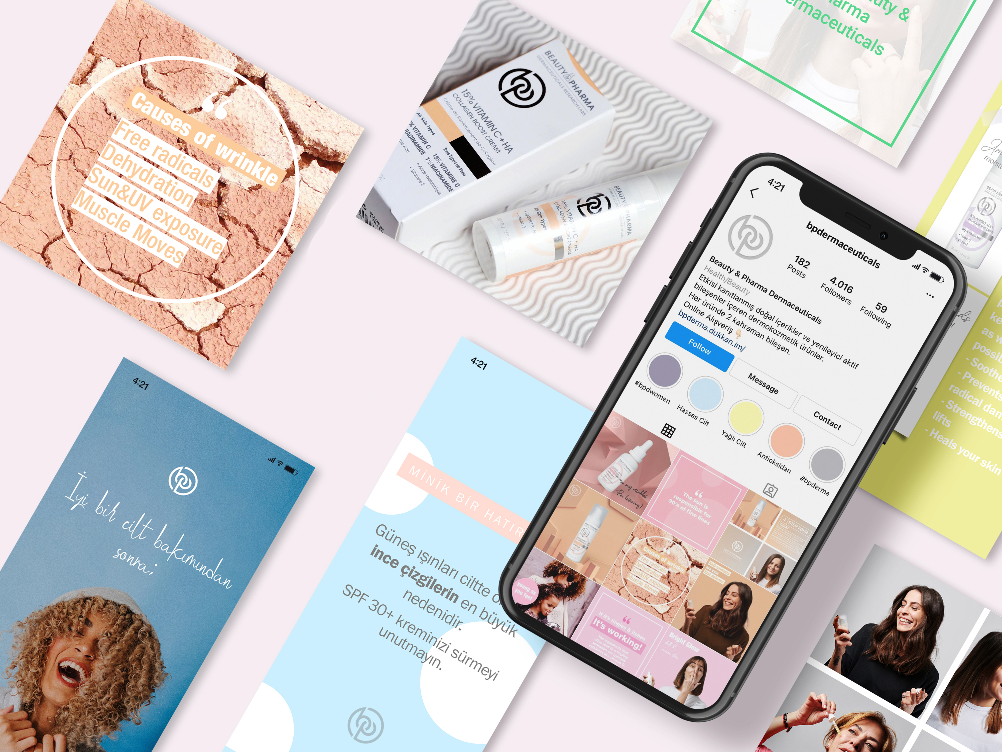 Sosyal Medya Yönetimi, Dijital Reklam Yönetimi, Fotoğraf Prodüksiyonu, İçerik Üretimi, Influencer Marketing