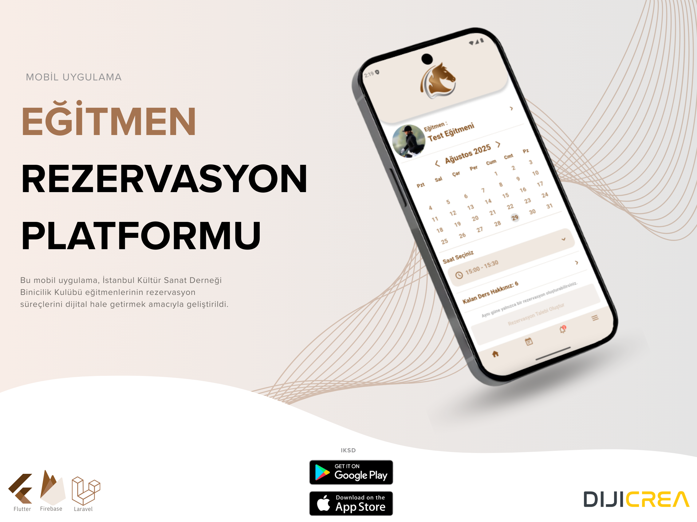 Eğitmen Rezervasyon Uygulaması