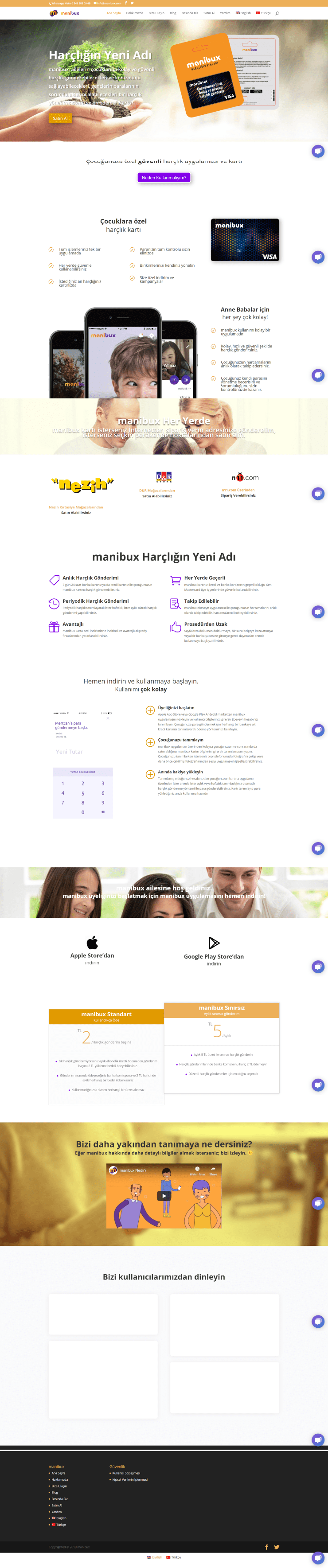 manibux web sitesi tasarımı