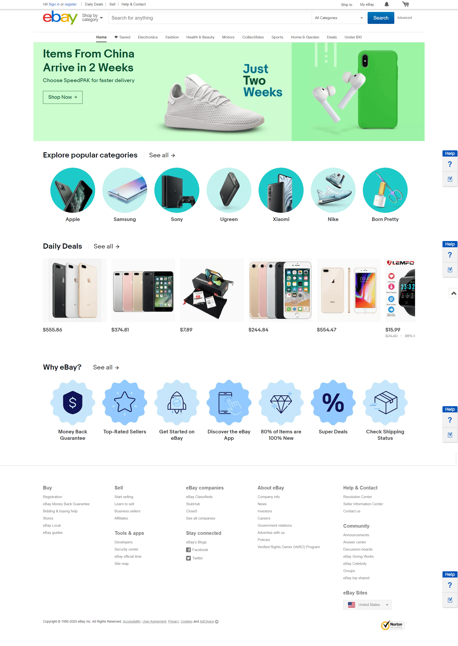 ebay web sitesi tasarımı