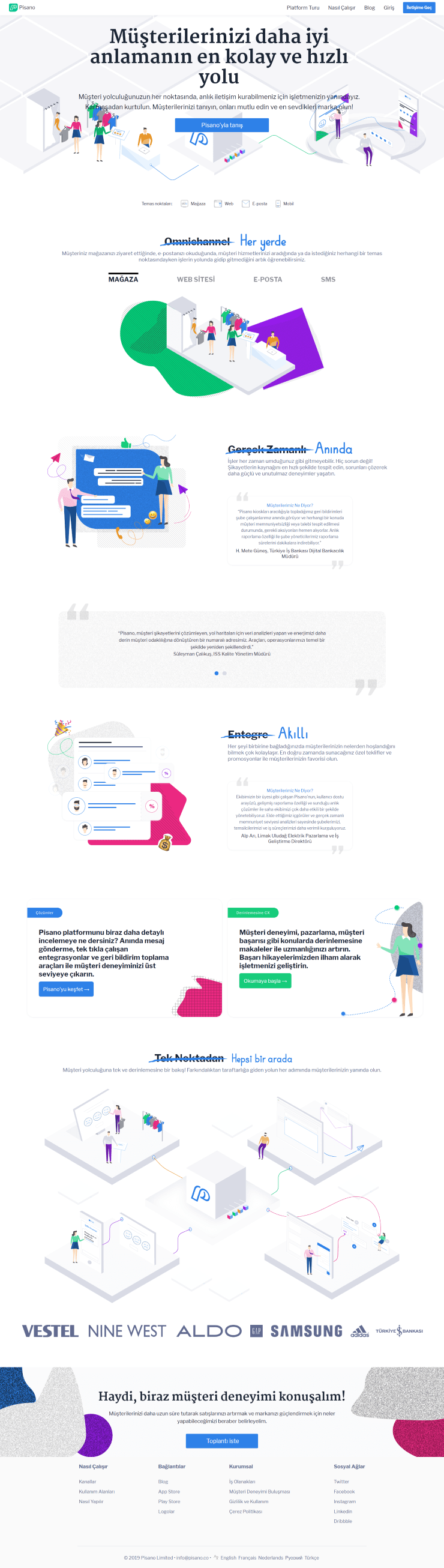 pisano web sitesi tasarımı