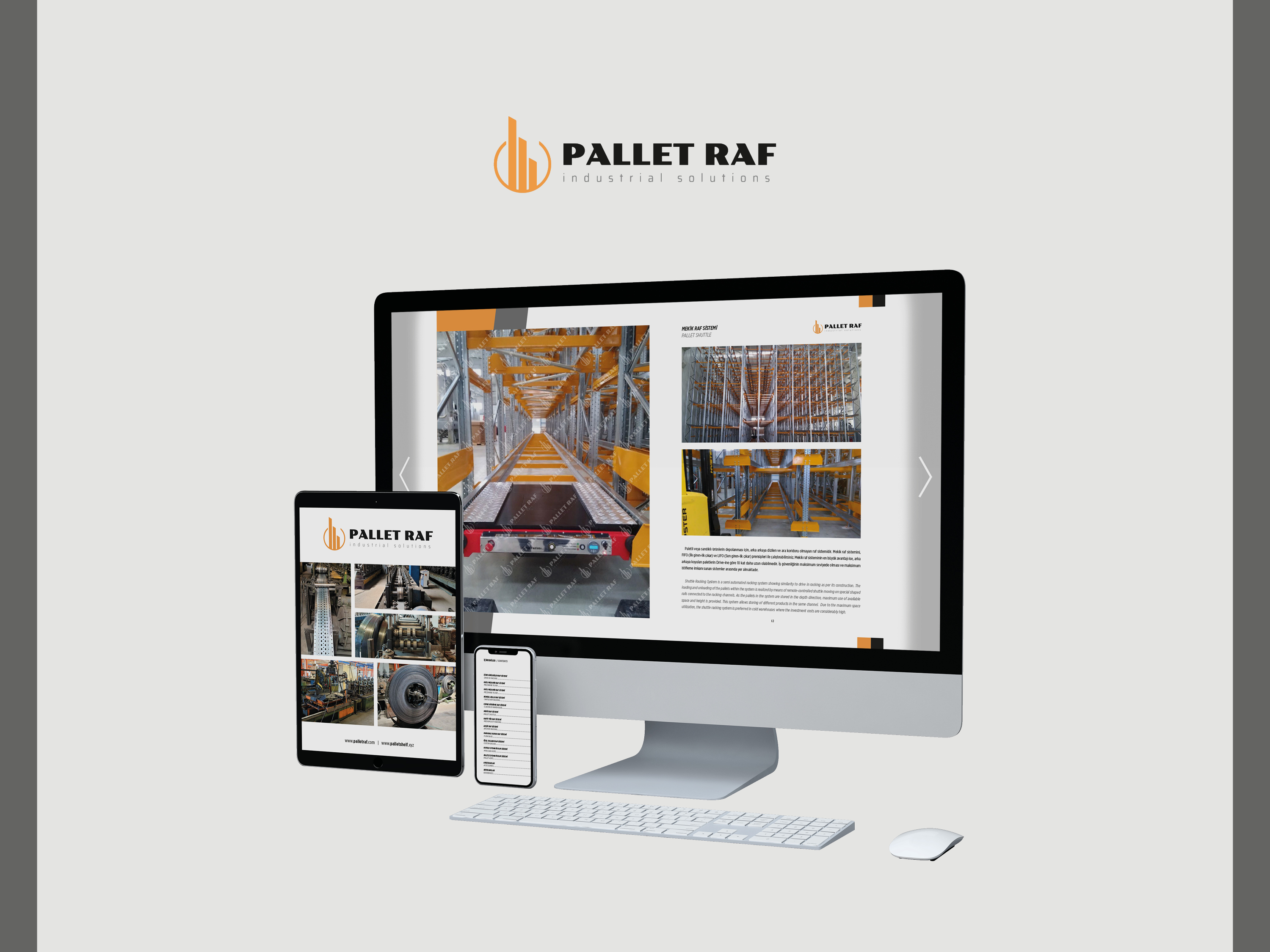 Palet Raf Online Katalog Tasarımı