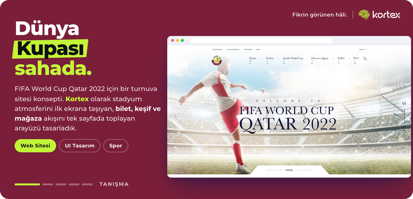 FIFA World Cup Qatar 2022 | Turnuva Web Sitesi Tasarımı
